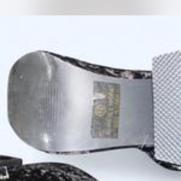 Dolls Kill Black Velvet Double Strap Heels - Picture 5 of 6